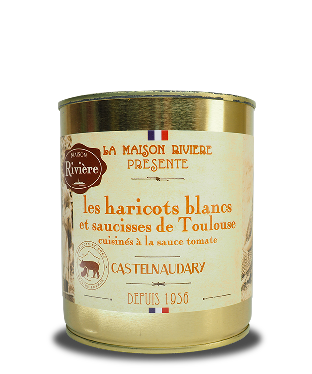 Haricots Blancs Et Saucisses De Toulouse Avec Viande Les Plats